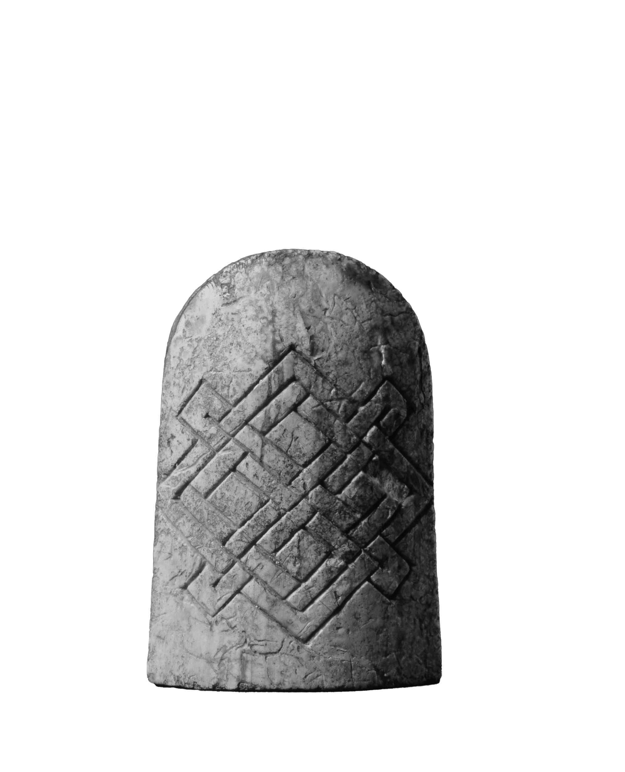 A medieval chess piece made of stone