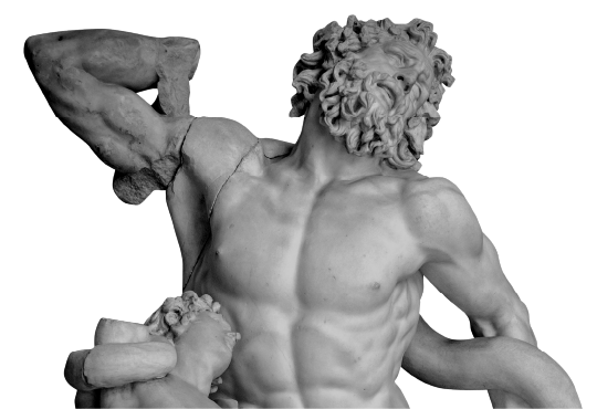 Marble sculpture of Laocoon, from Greek legend
